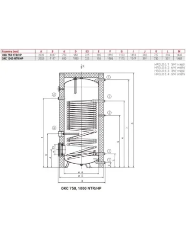 Nepriamovýhrevný zásobník OKC 1000 NTR/HP