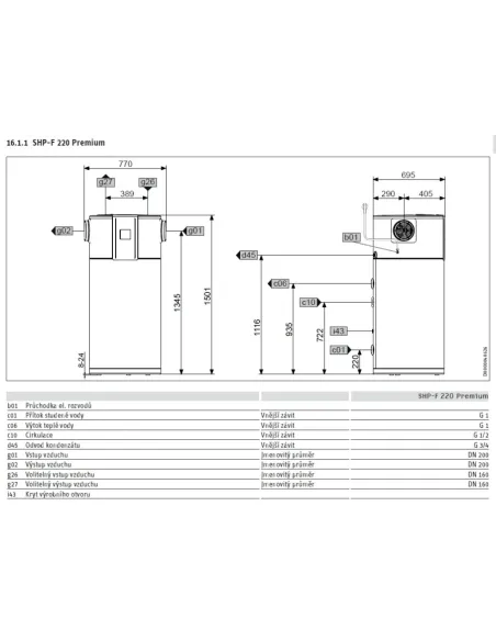 STIEBEL ELTRON SHP-F 220 PREMIUM
