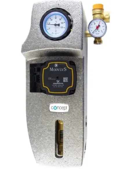 CONCEPT  1 čerpadlová skupina 230V, čerpadlo UPM3 Solar 25-75 180